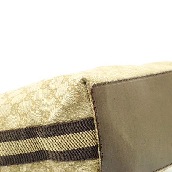 Auth Gucci Bag Brown Canvas #7270G15 - Picture 9 of 13